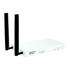 Digi 5402-RMxx Cat 4 LTE or no cellular remote console access server, Digi 360, LTE antennas, Power supply